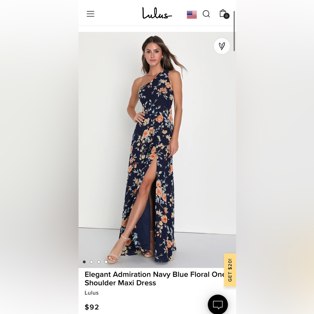 Lulus Floral dress